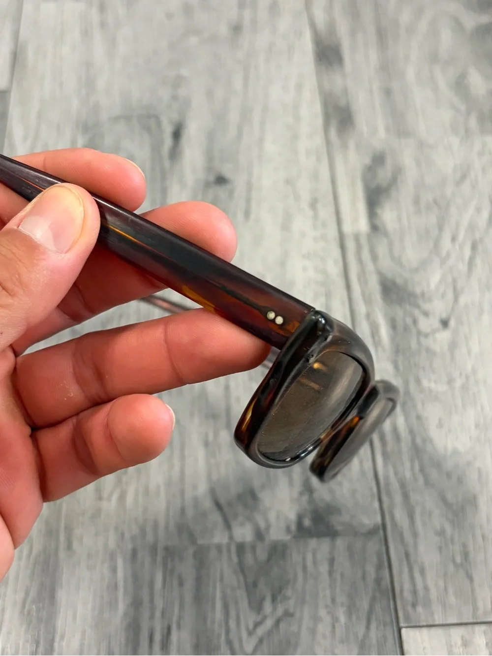 Tart Optical OTE Tortoiseshell Square Frame Sunglasses 1950 Vintage USA